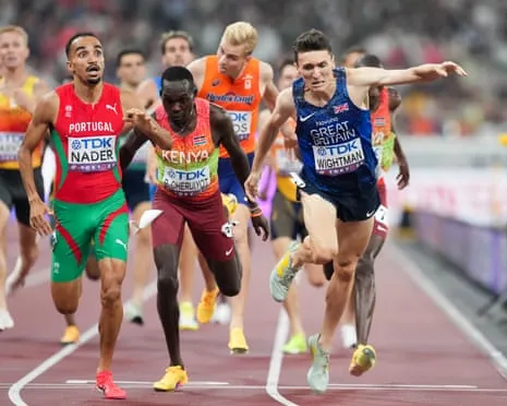 Britain's Jake Wightman Just Loses Out on Gold as Portugal's Isaac Nader Wins Stunning 1500m Victory
